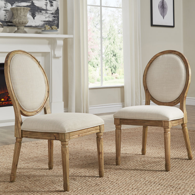 Ophelia & Co. Lachance Round Upholstered Dining Chair & Reviews Wayfair